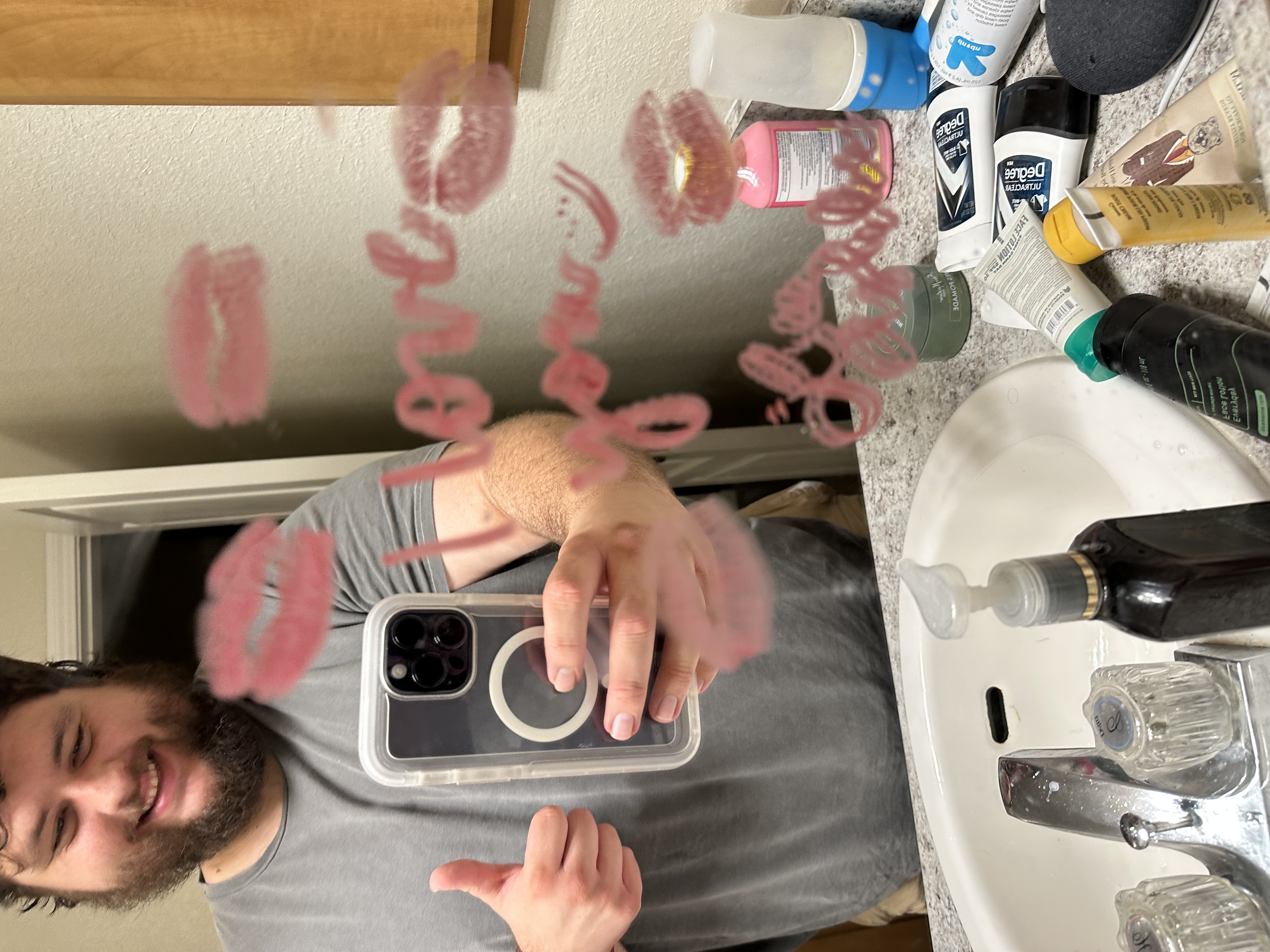 Mirror Message Photo