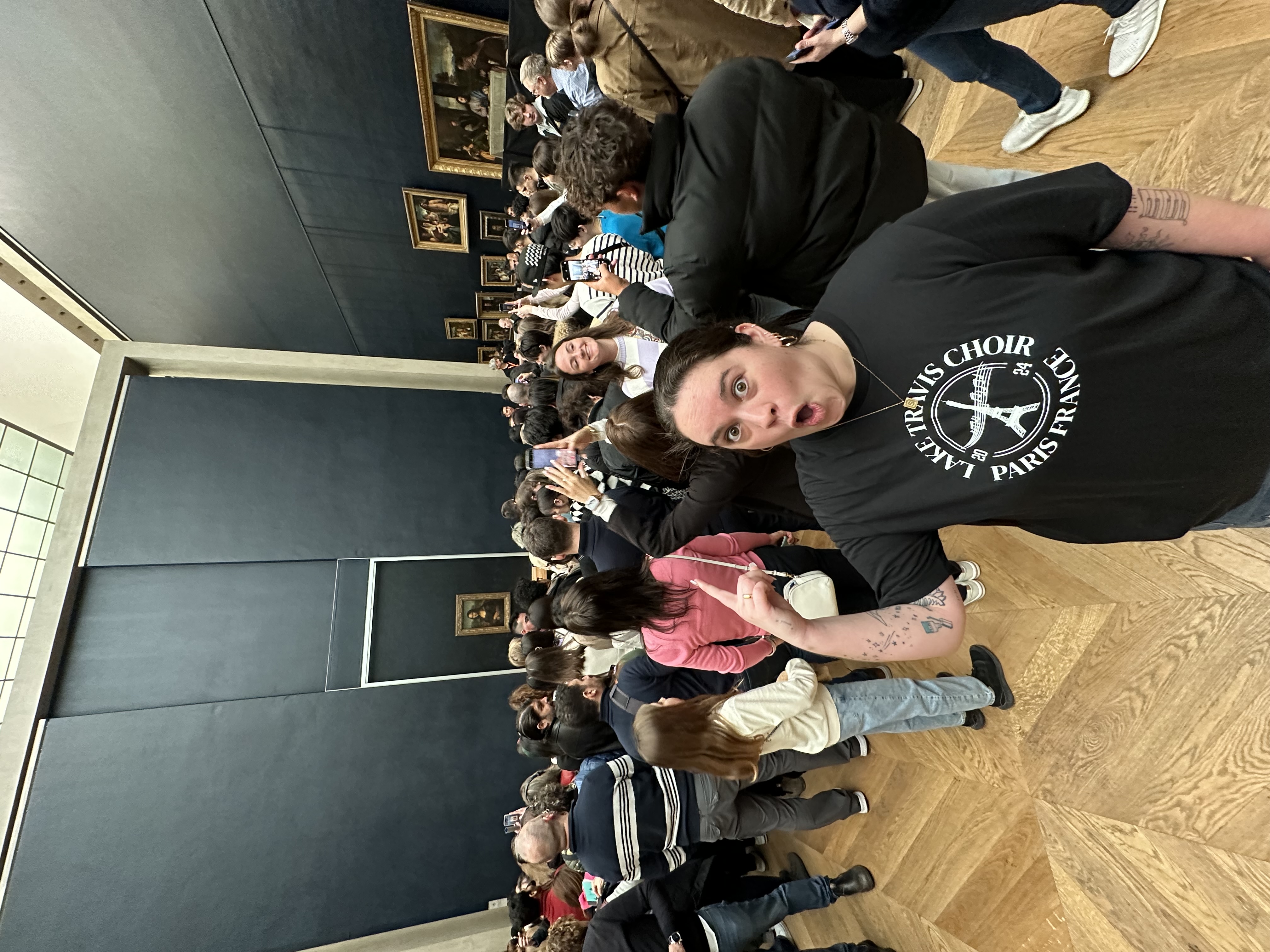 Photo of us at the Louvre