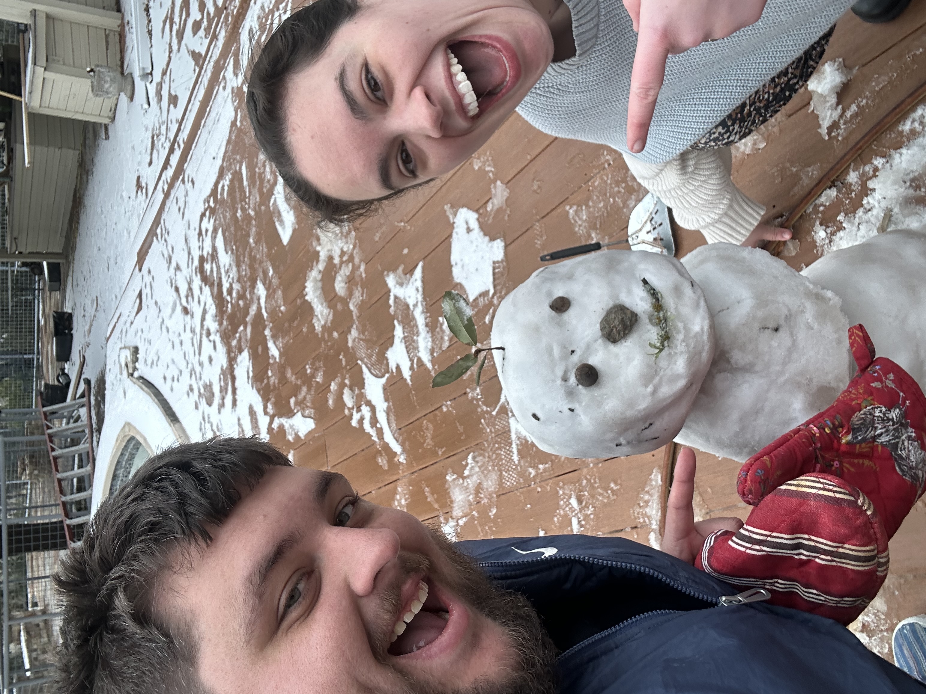 Photo of us with our son