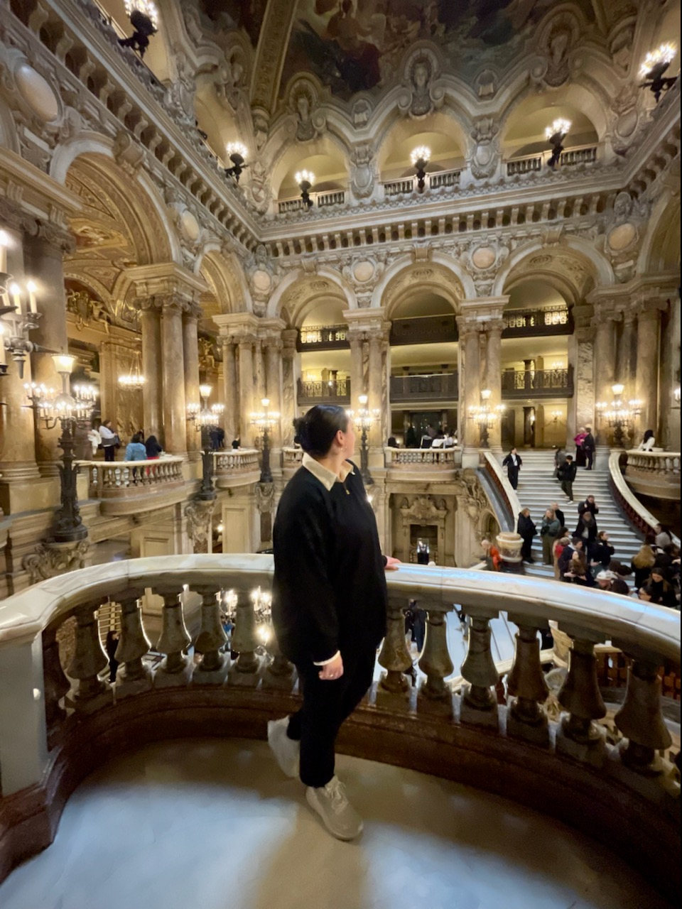 Photo of us at the Phantom of the Opera location