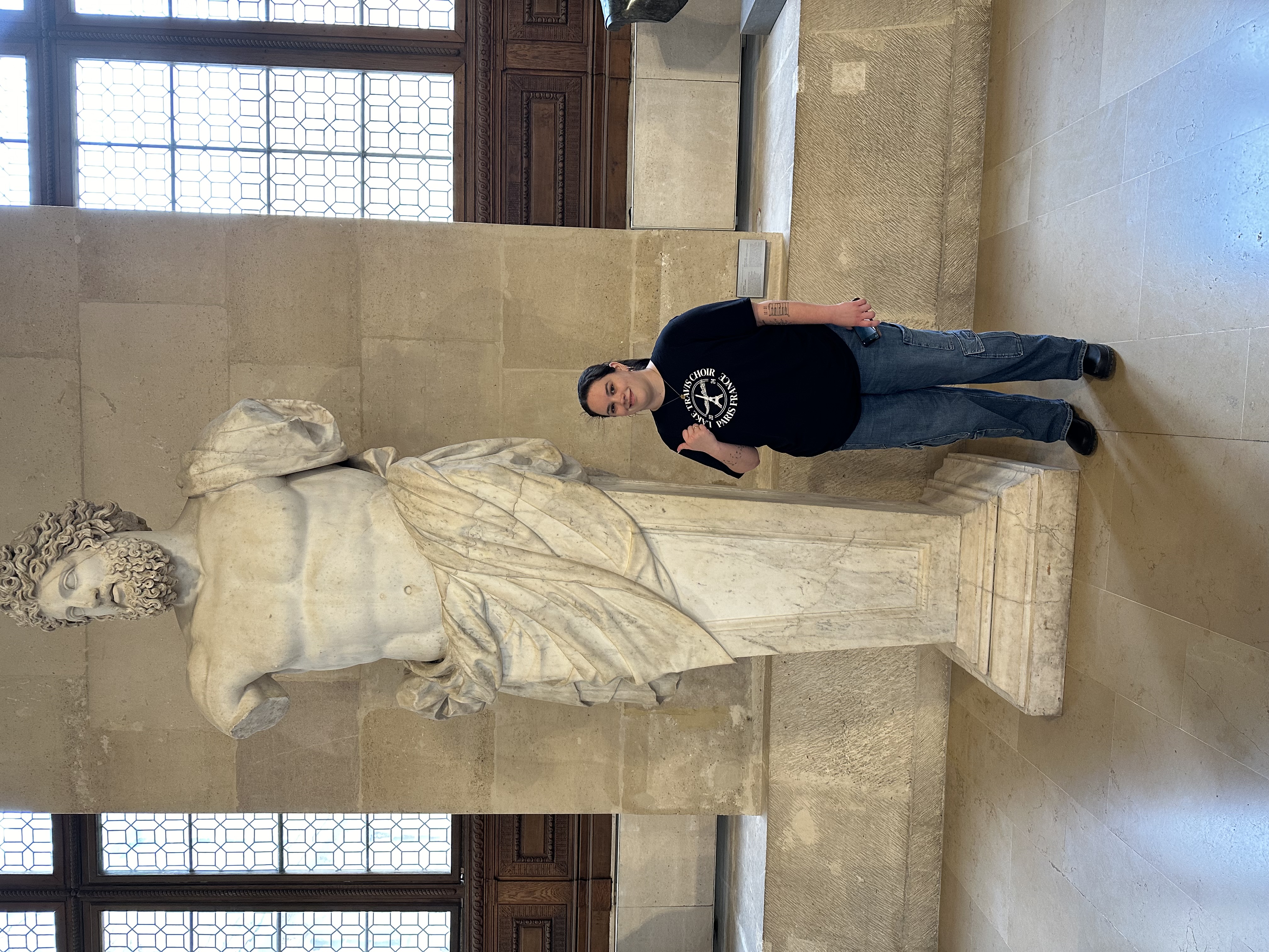 Photo of us at the Louvre